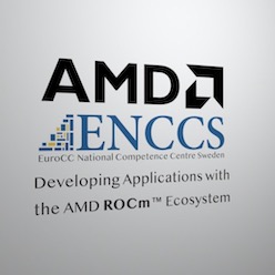 AMD Logo, ENCCS logo