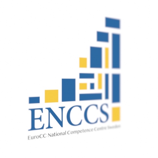 ENCCS logo in 3D environment