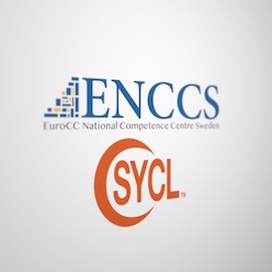 ENCCS and SYCL logos