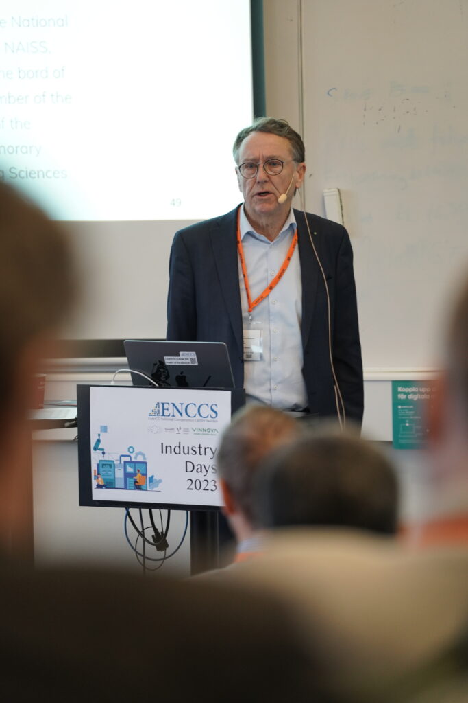 Jan-Erik Sundgren at the ENCCS Industry Days 2023