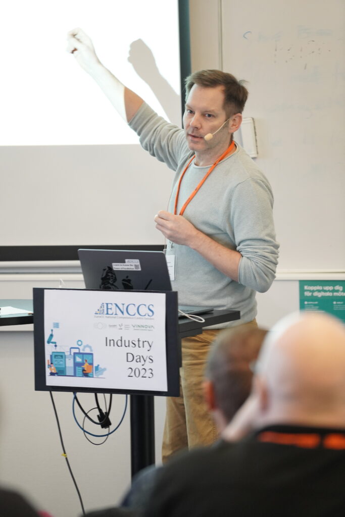 Erik Holmström, Sandvik at the ENCCS Industry Days 2023