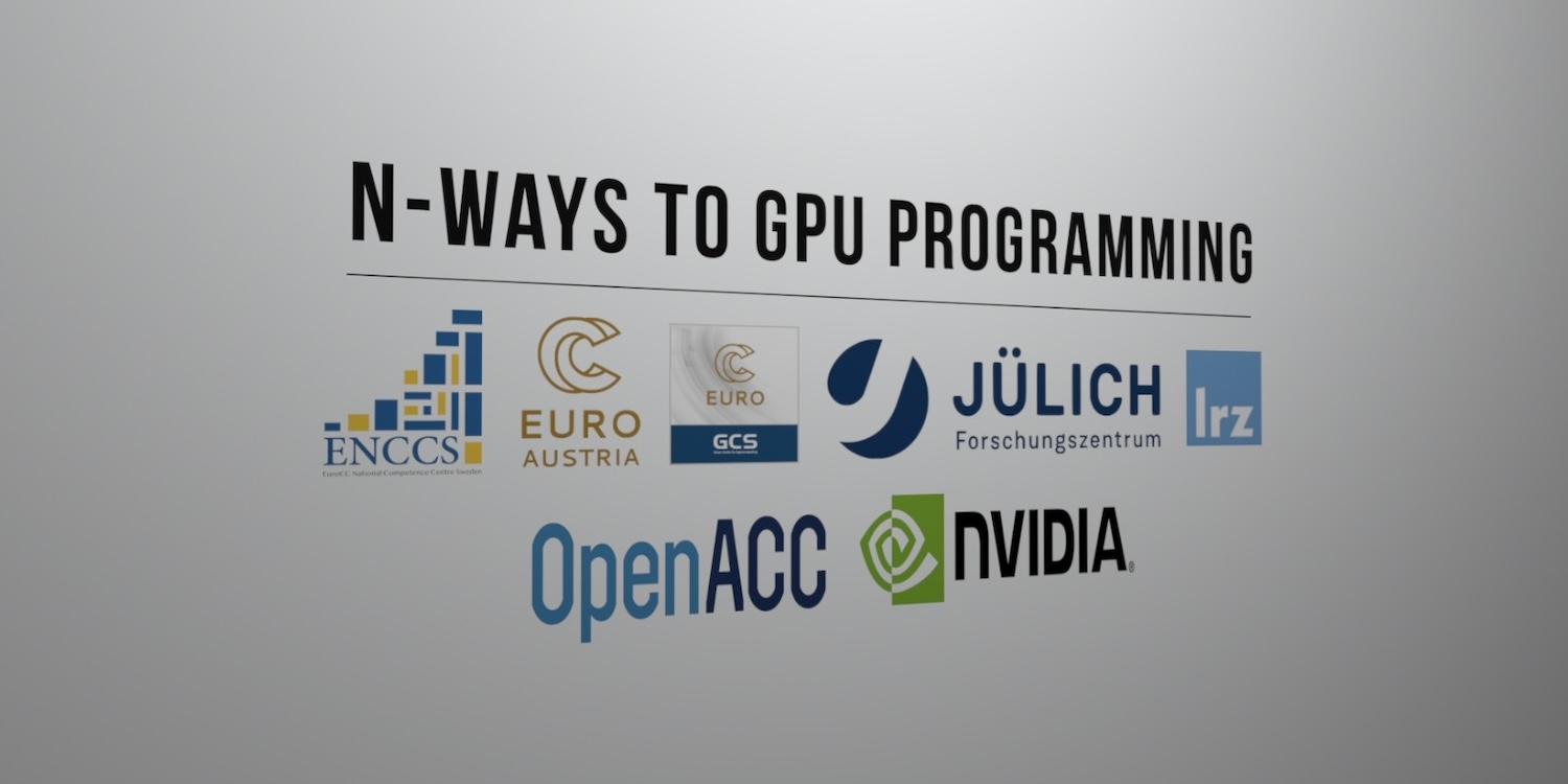 This GPU Programming Bootcamp covers the basics of GPUs and provides an overview of different methods for porting code to GPUs